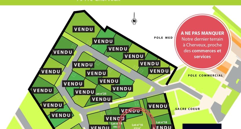 Terrain à vendre à CHERVEUX